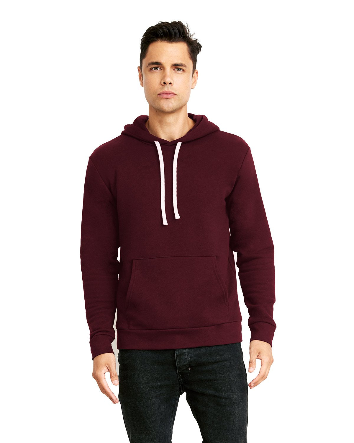 Next Level Unisex Pullover Hoodie - Maroon, S