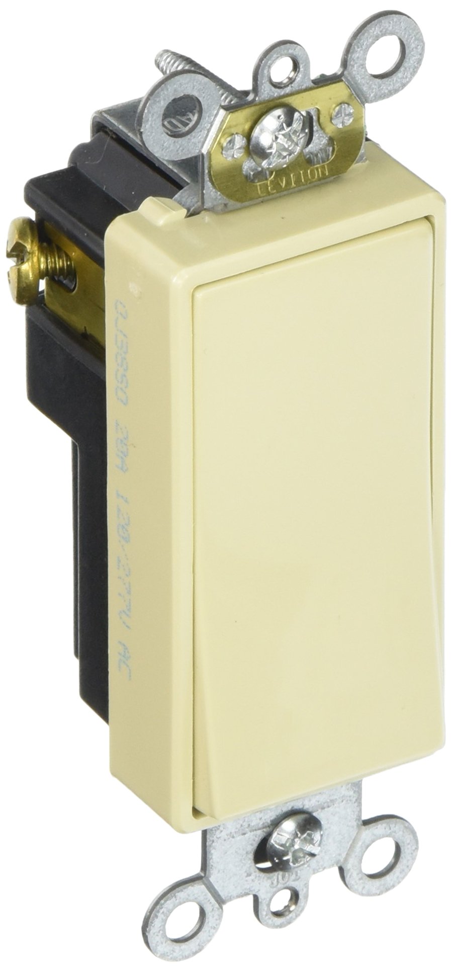 Leviton S11-05621-2Is 20A Iv Sp Grnd Switch, Pack Of 1, Ivory