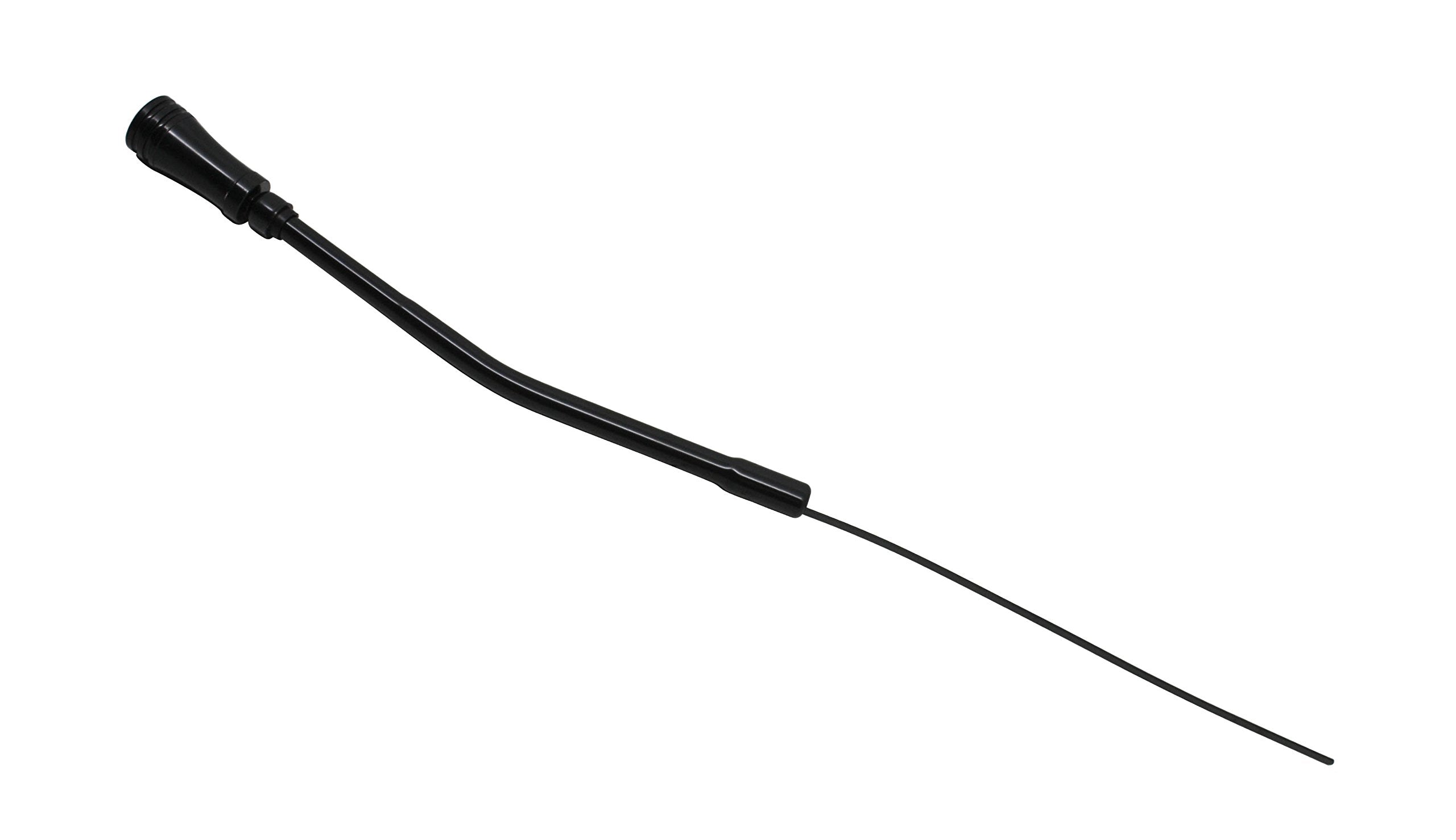 1965-79 Compatible/Replacement for PONTIAC SMALL BLOCK ENGINE OIL DIPSTICK - BLACK W/BILLET ALUMINUM HANDLE