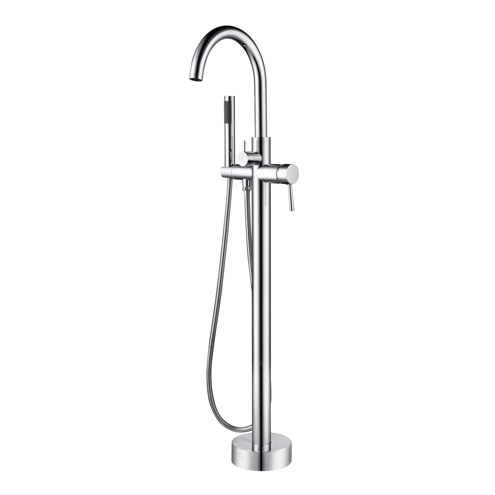 Pulse Showerspas 3021-Fstf-Ch Chrome Freestanding Tub Filler With Diverter
