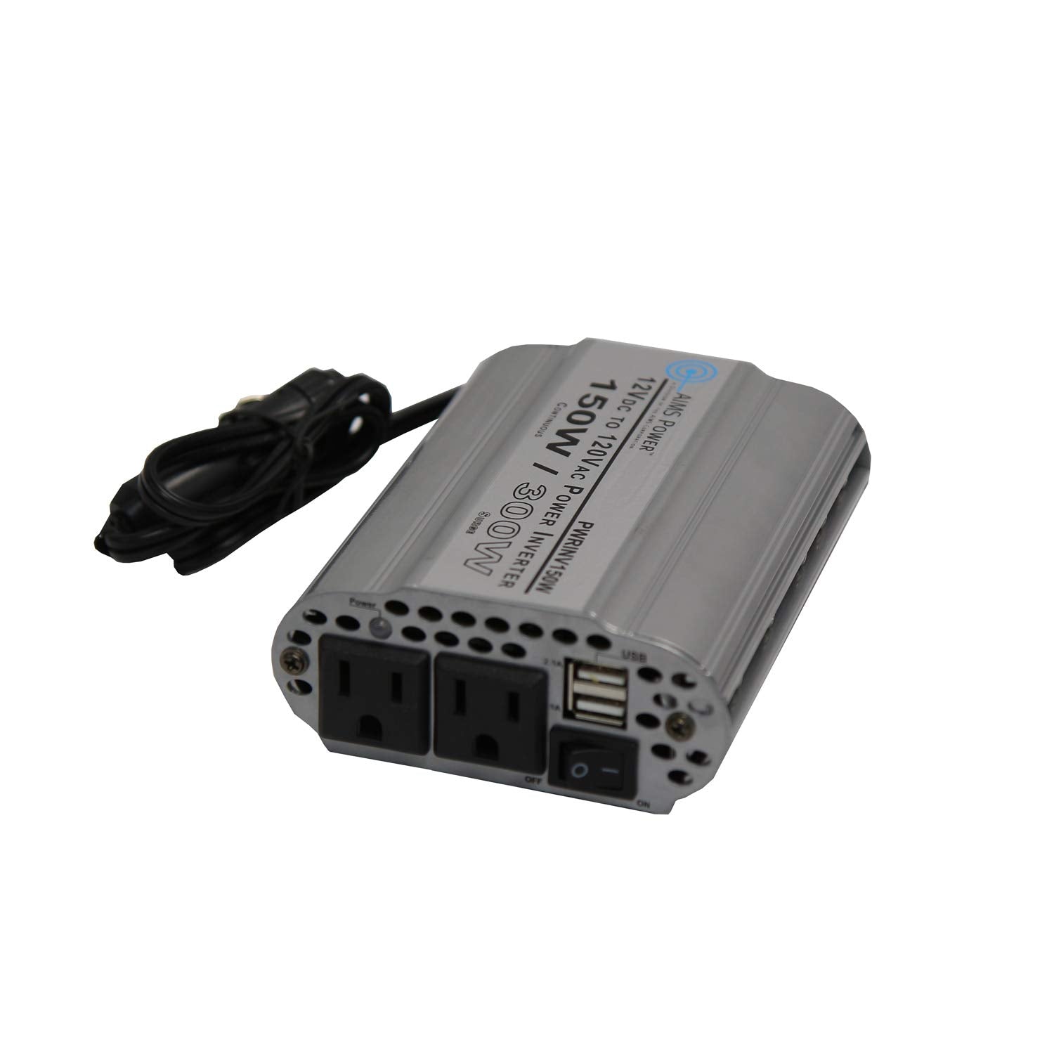 150 watt Power Inverter with Cigarette Lighter Cable