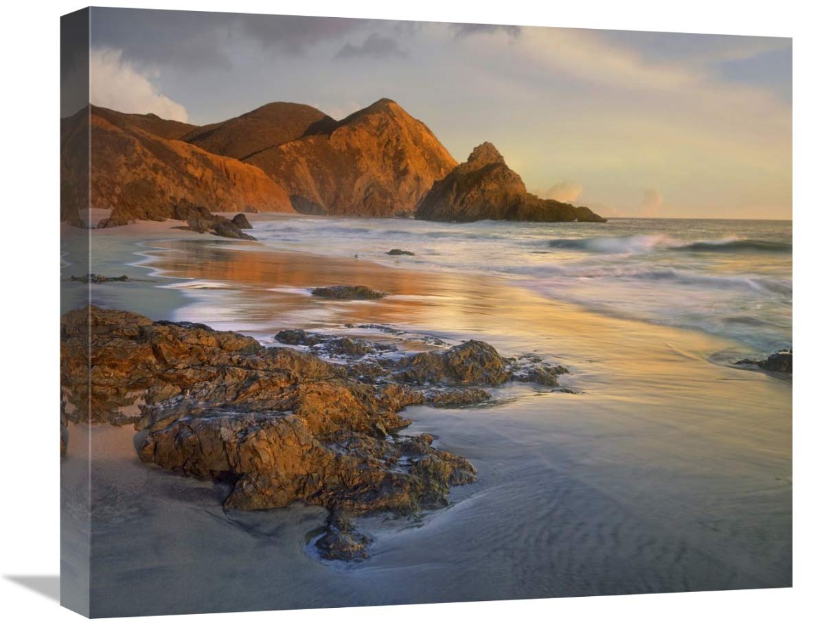 Bean Hollow Beach, Big Sur, California-Canvas Art-22x18.26”