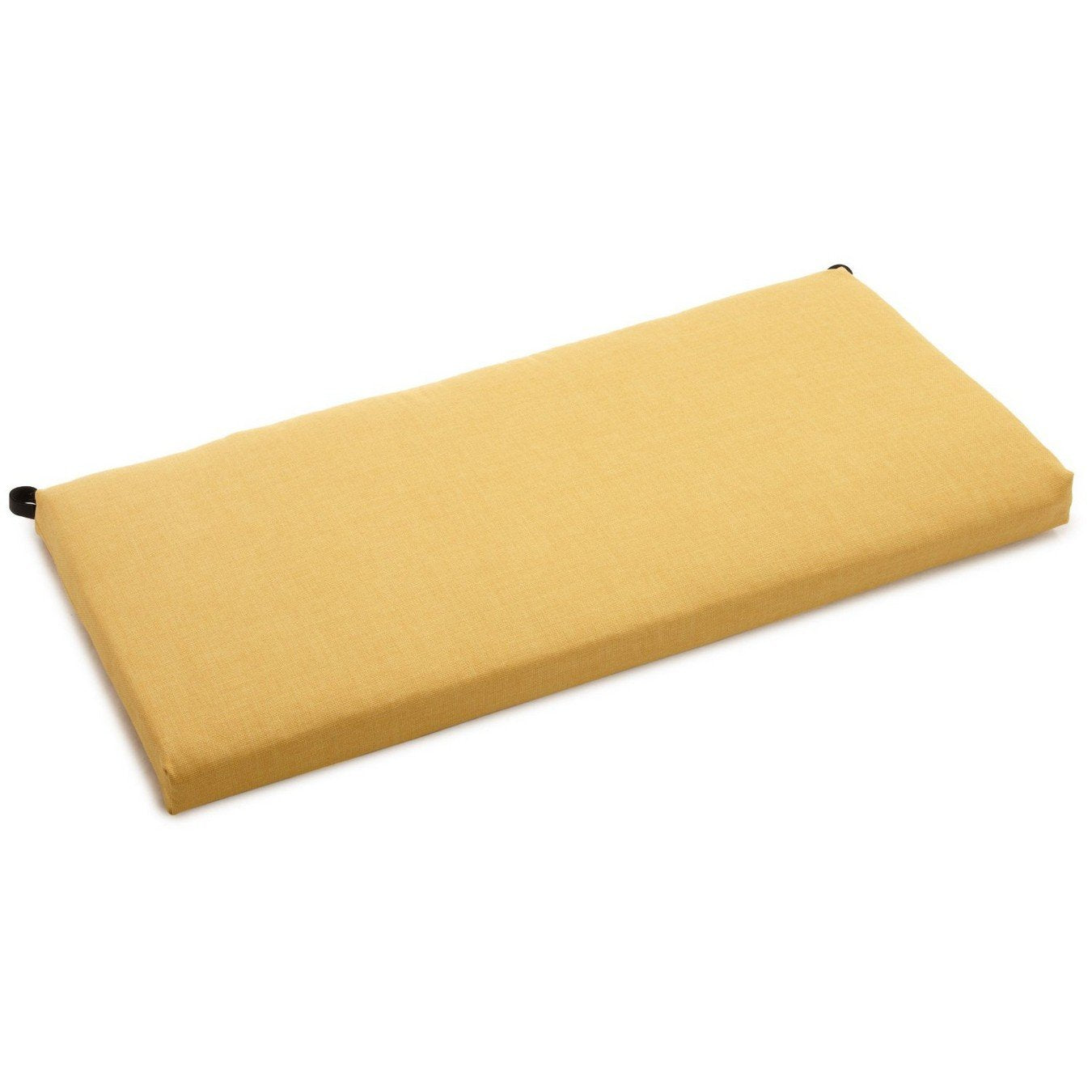 45-inch by 19-inch Outdoor Spun Polyester Loveseat Cushion - Lemon