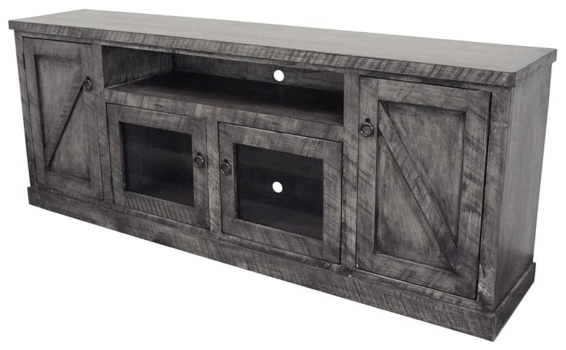 Rustic Promo 82 TV Stand in Rustic Barnwood