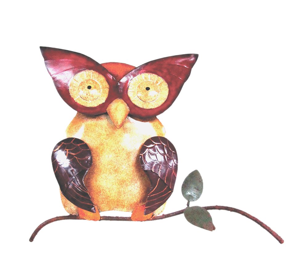 D-ART COLLECTION, INC Iron Owl Wall Dcor
