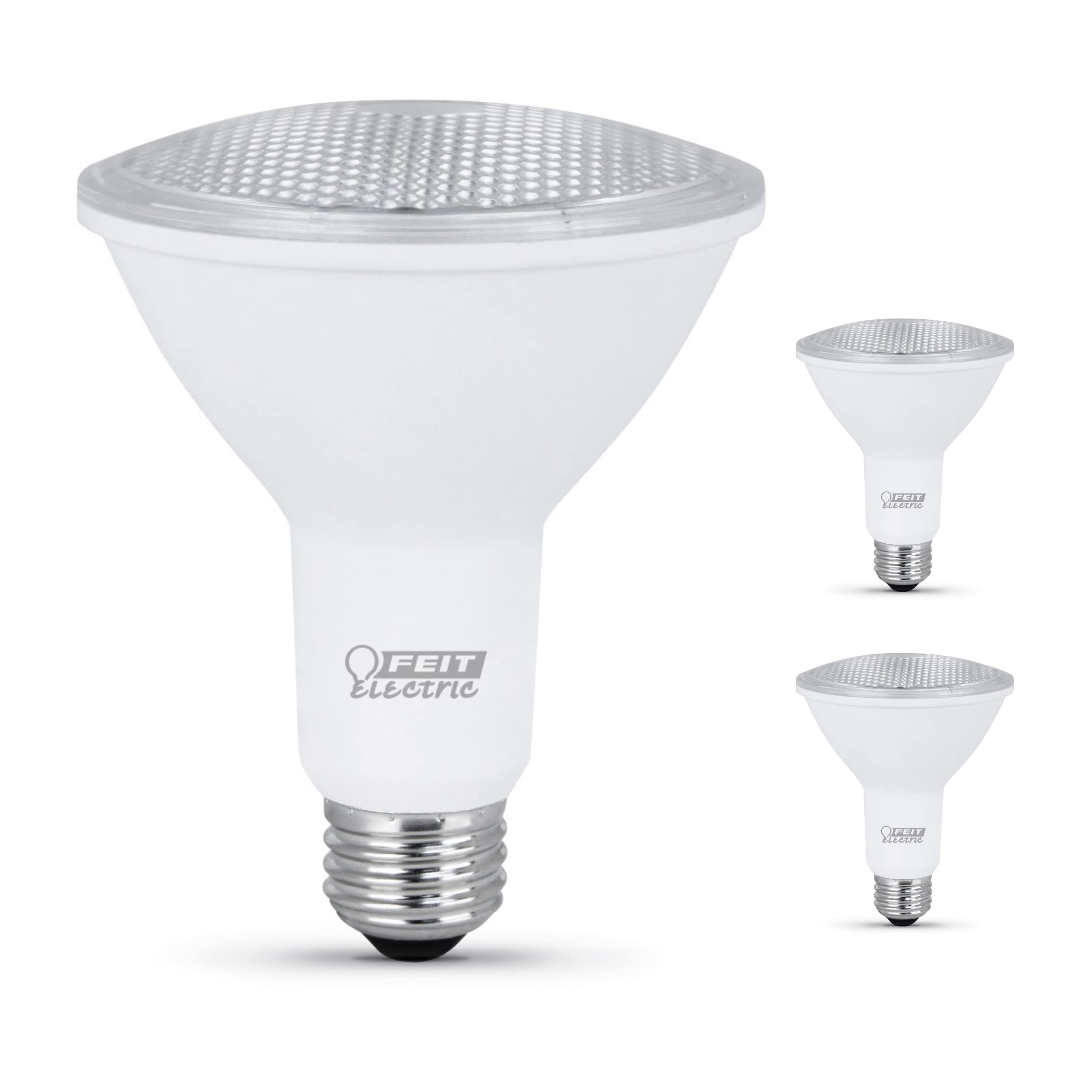 Feit Electric Led Par30 Long Neck Medium E26 Base Light Bulb - 75W Equivalent - 10 Year Life - 750 Lumen - 3000K Warm White - No