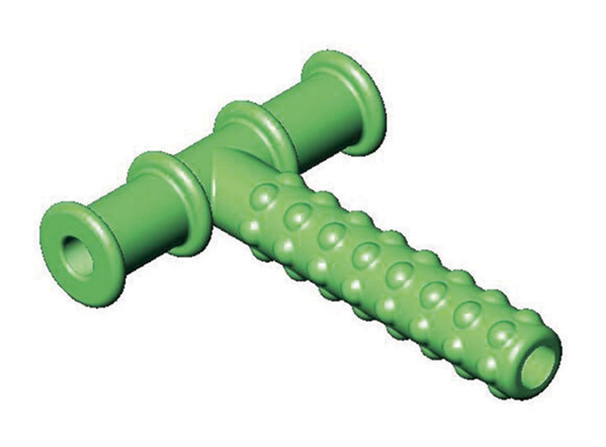 Speech Pathology LLC Knobby Tube Chew Tool, 1/2 Inch Diameter, Green