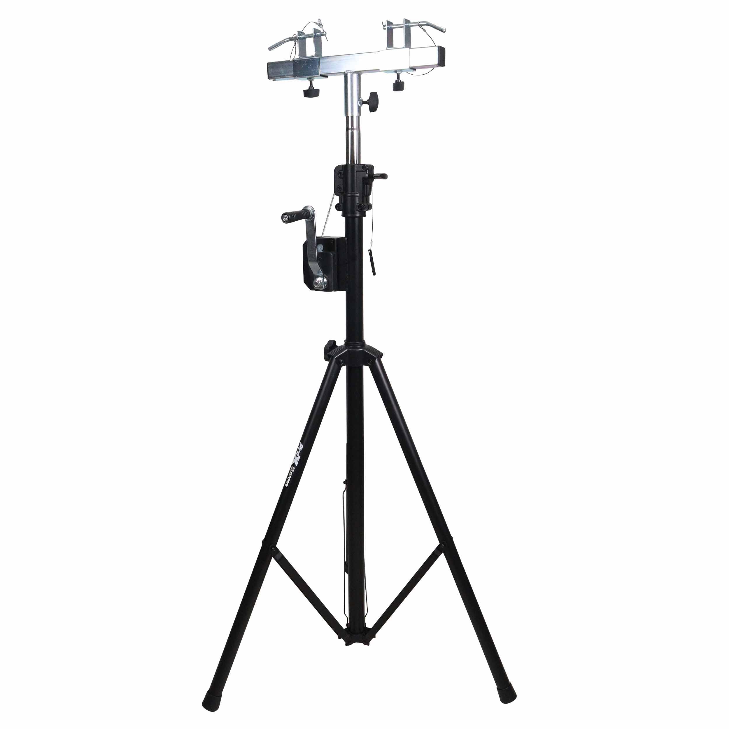 Pair of  Two 9.5 Ft 3.5 M Triangle Truss DJ Lighting Crank Up Stands