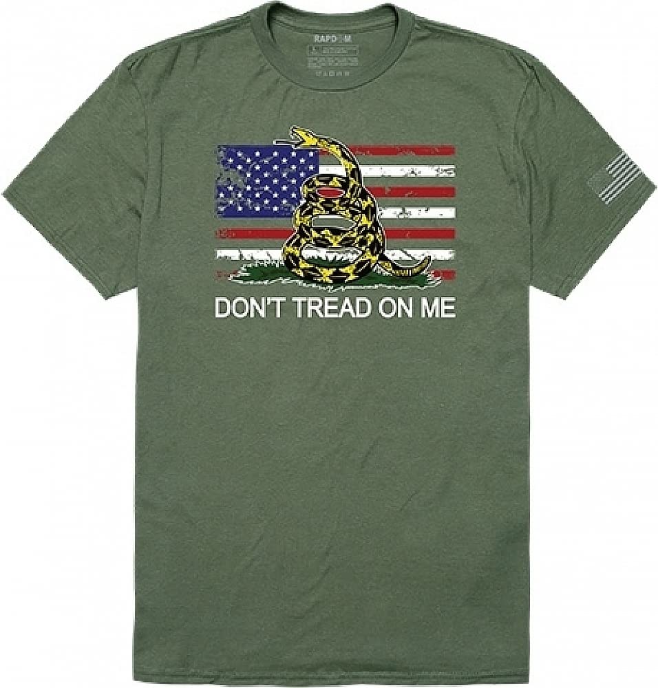 Tac. Graphic T, Flag w/Gadsden, OLV, L