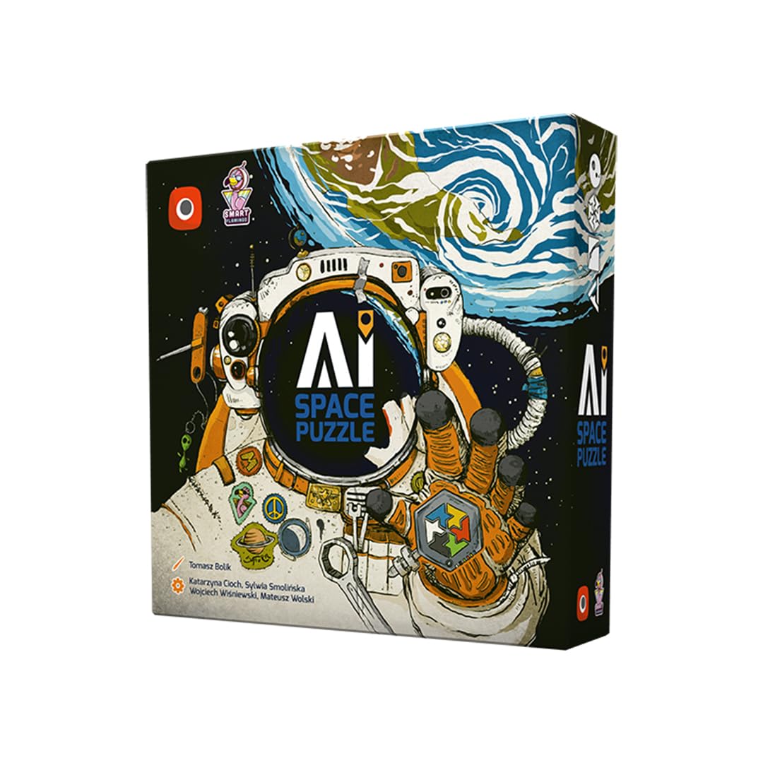 A.I. Space Puzzle, Strategy Board Game, for 2 to 5 Players and Ages 8+, Portal Games
