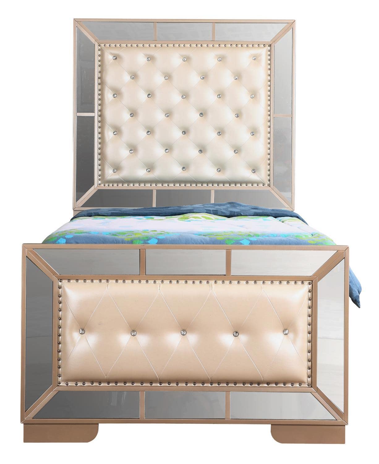 Hollywood Hills Pearl Twin Panel Beds