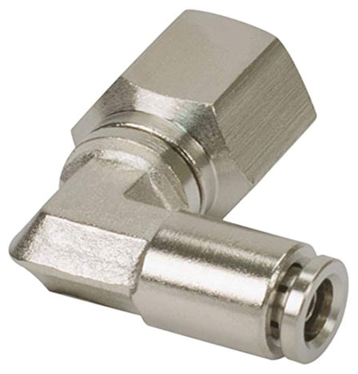 1/8 NPT(F) to 3/8″ Airline 90 Degree Swivel Elbow Fitting (2 pcs) DOT Approved