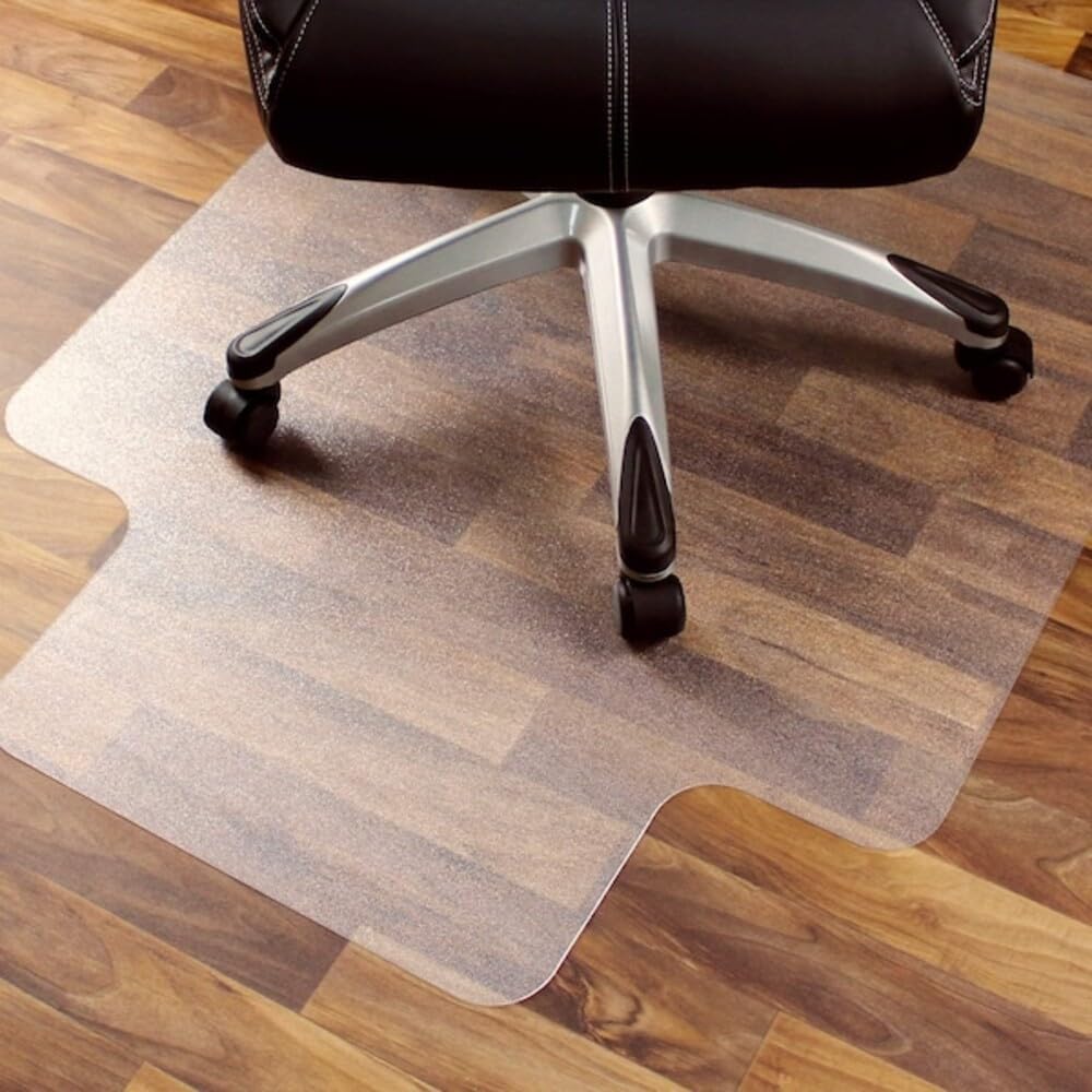 Ultimat Polycarbonate Lipped Chair Mat for Hard Floor - 35 x 47″