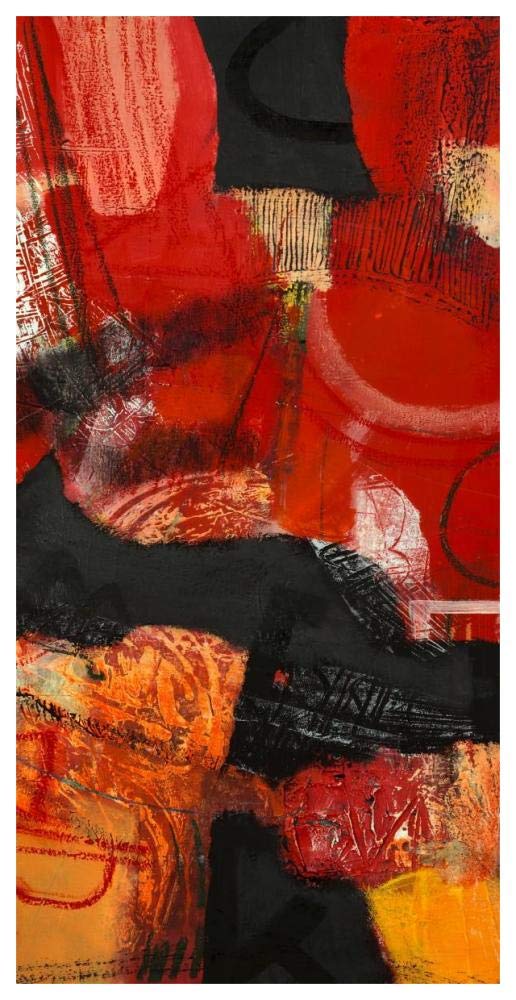 Davanti al fuoco II-Paper Art-32x62”