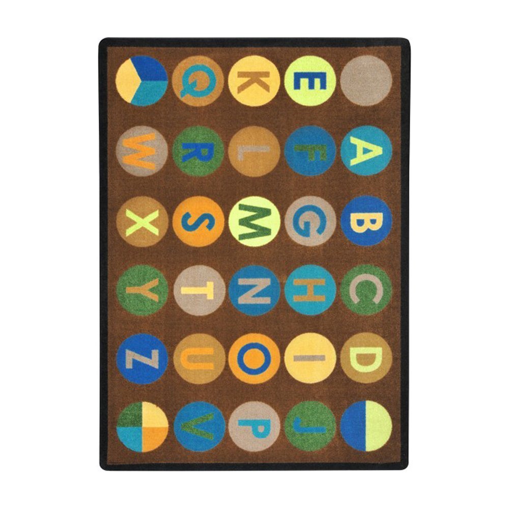 Alpha-Dots 78 x 109??area rug in color Earthtone