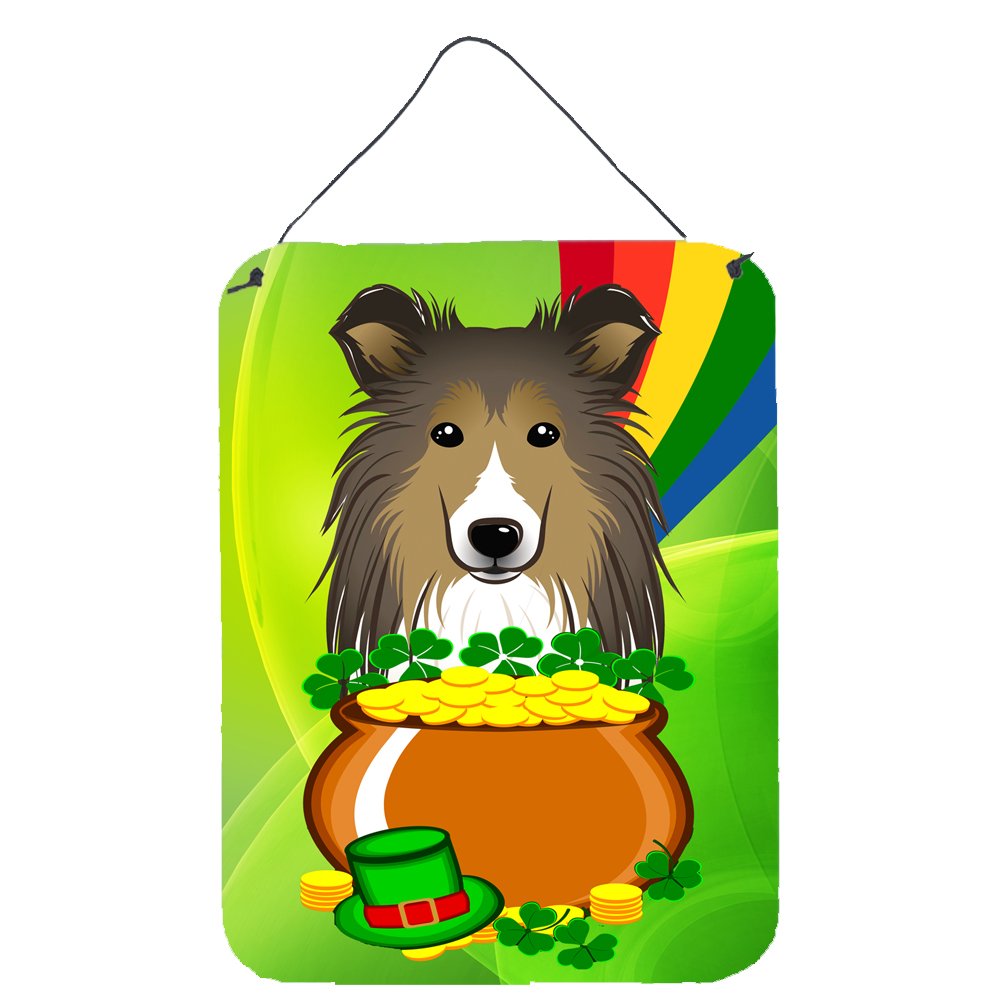 St. Patricks Day Design with Dog Wall or Door Hanging Prints