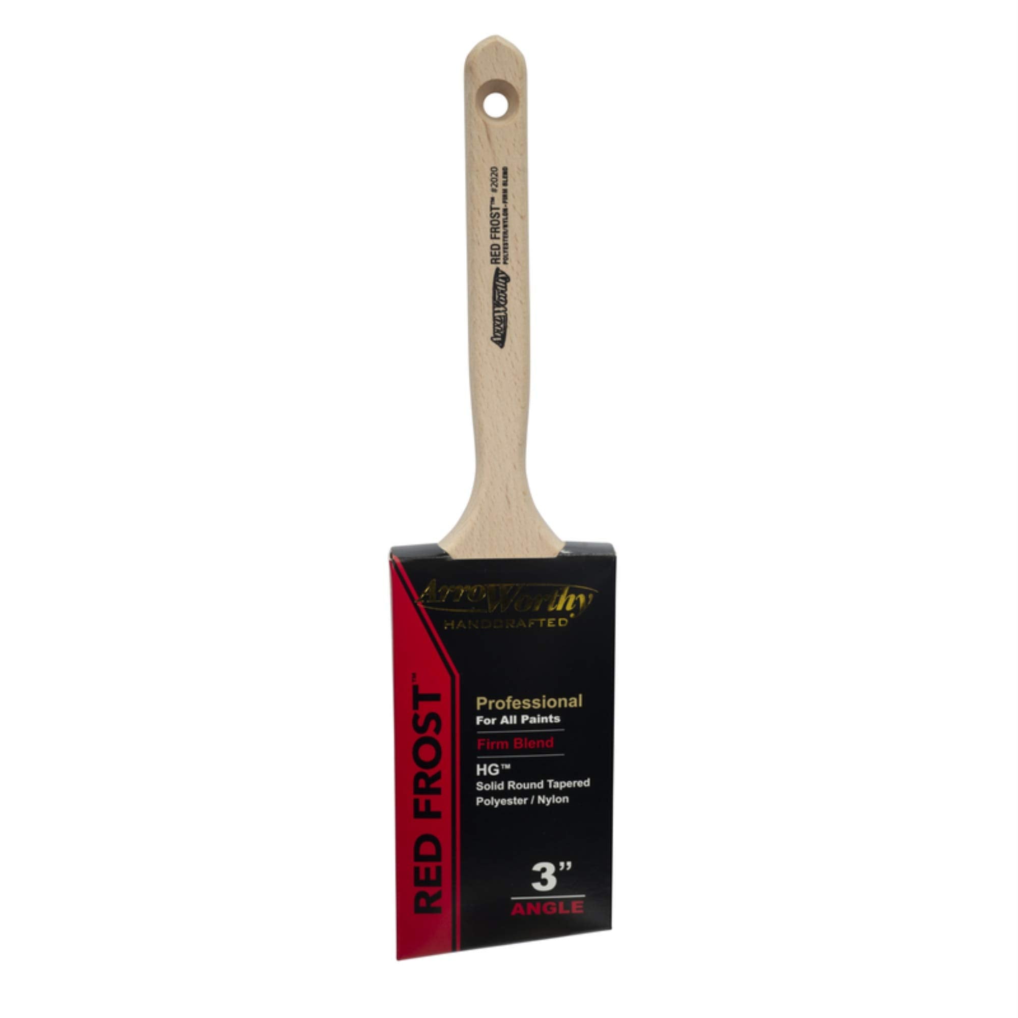 Arroworthy Red Frost Professional 3 W Firm Angle Paint Brush - Case Of: 1