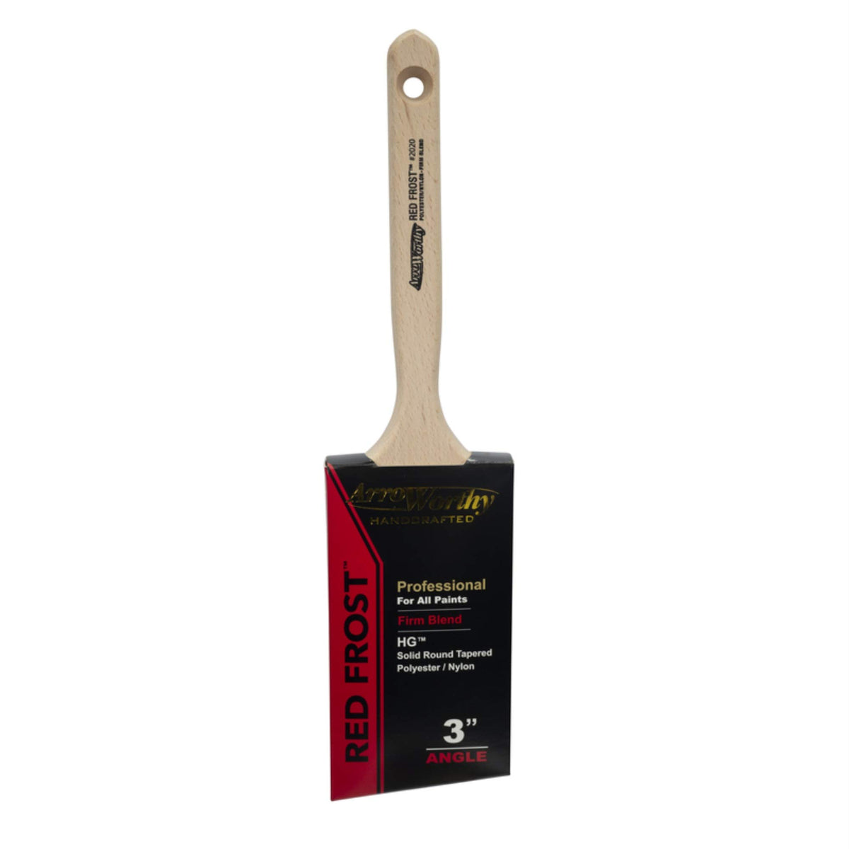 Arroworthy Red Frost Professional 3 W Firm Angle Paint Brush - Case Of: 1