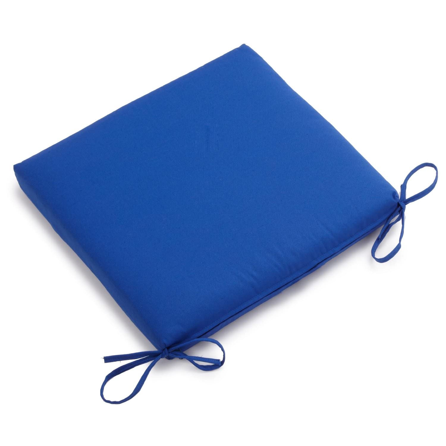 20-inch by 19-inch Twill Chair Cushion  - Royal Blue
