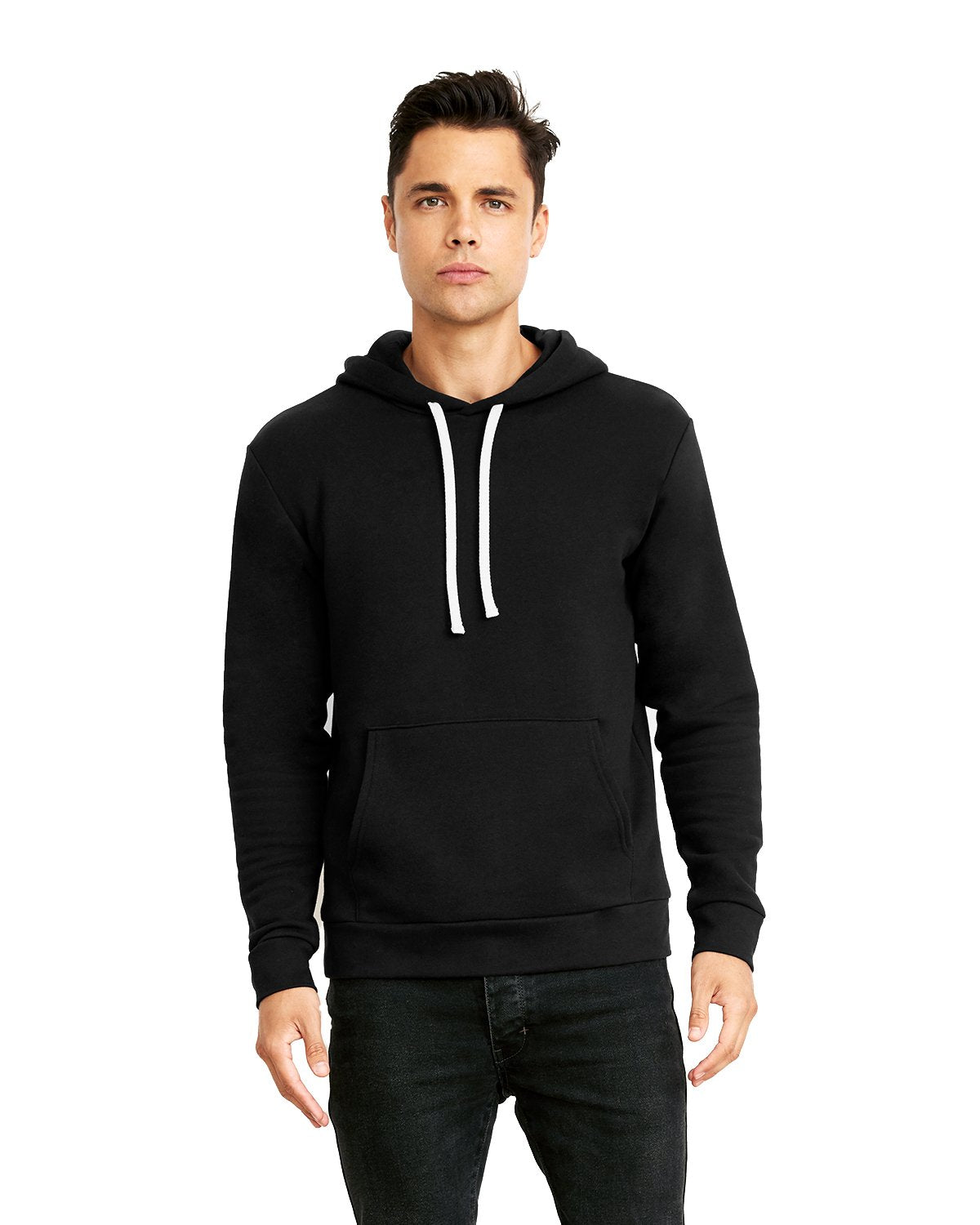 Next Level Unisex Pullover Hoodie - Black, M