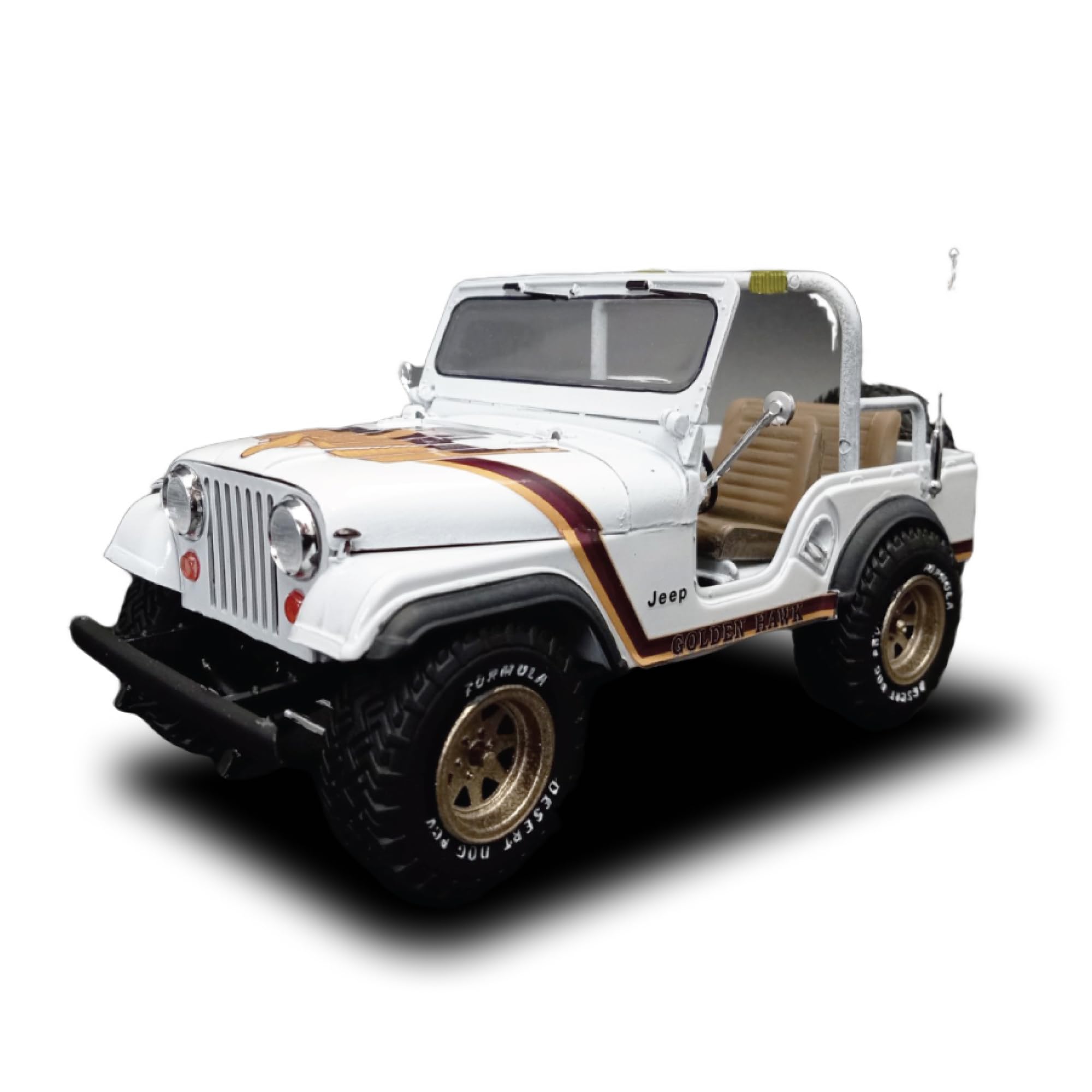 Skill 2 Model Kit 1981 Jeep CJ5 Golden Hawk 1/25 Scale Model Car by MPC