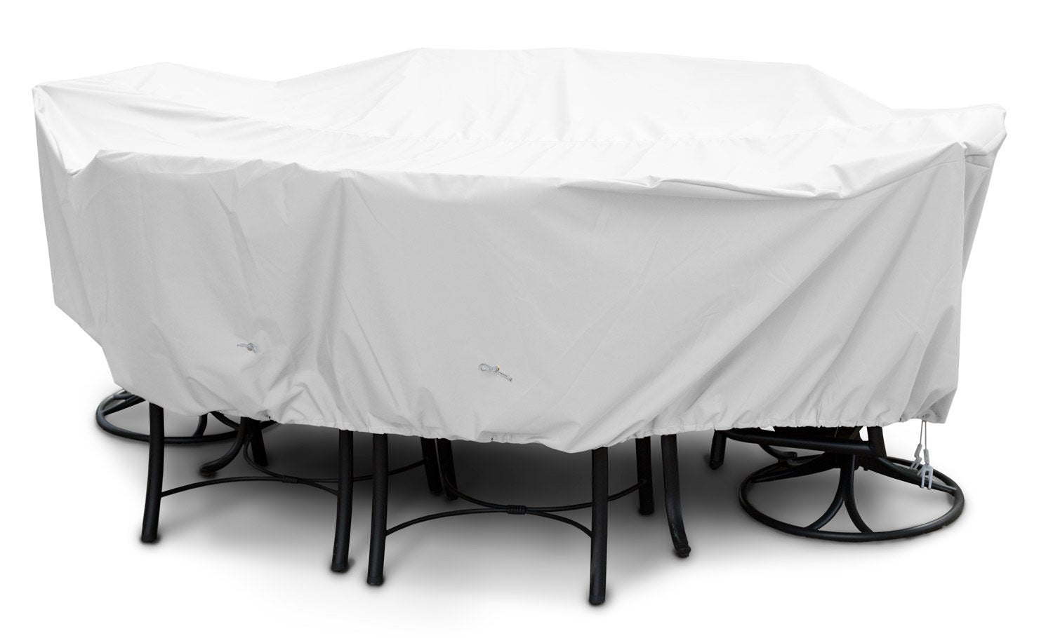 Koverroos Weathermax 11462 Supersize High Back Dining Set Cover 140 By 80 By 36-Inch White