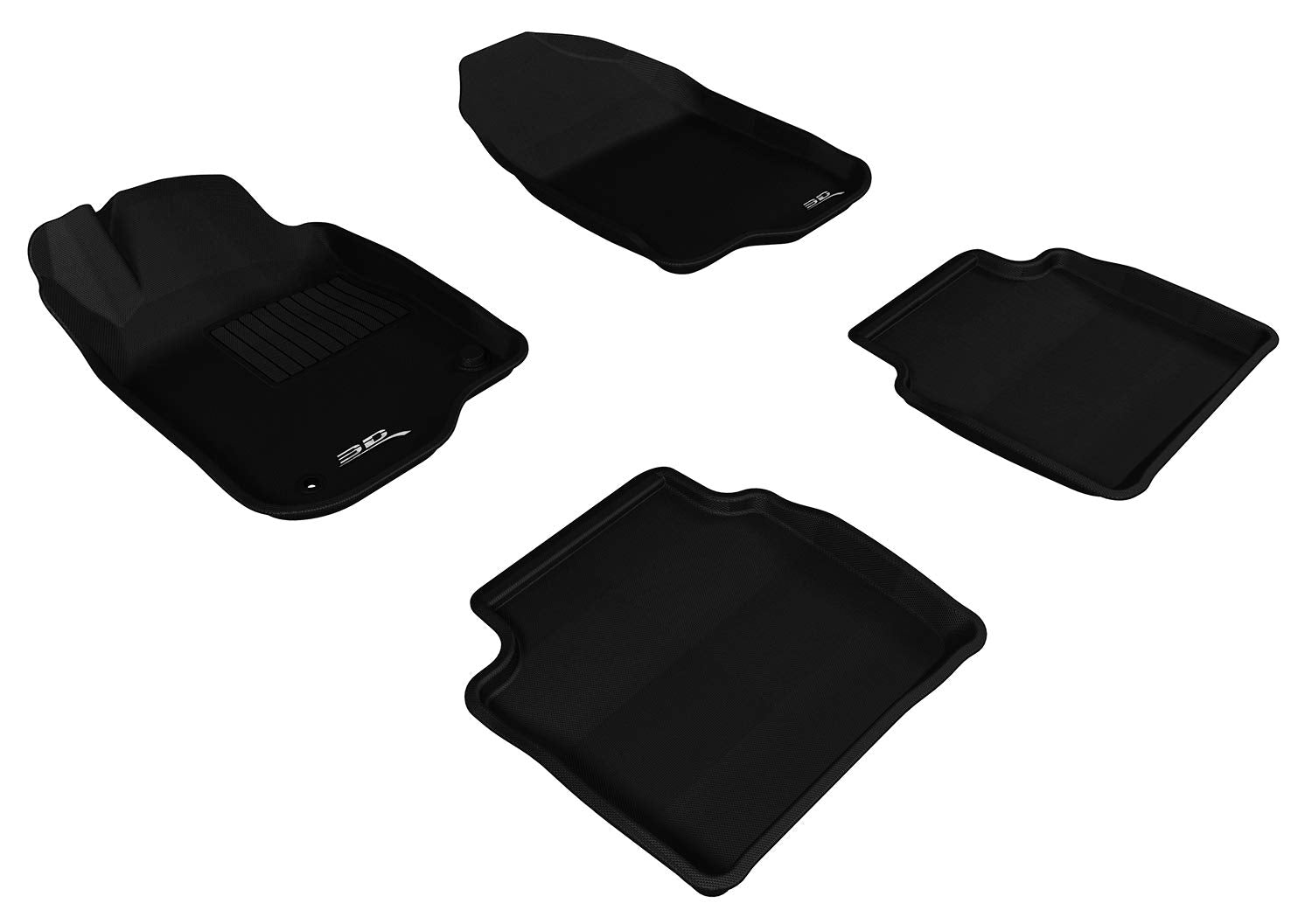3D MAXpider CHEVROLET MALIBU 2008-2012 KAGU BLACK R1 R2 (2 EYELETS)