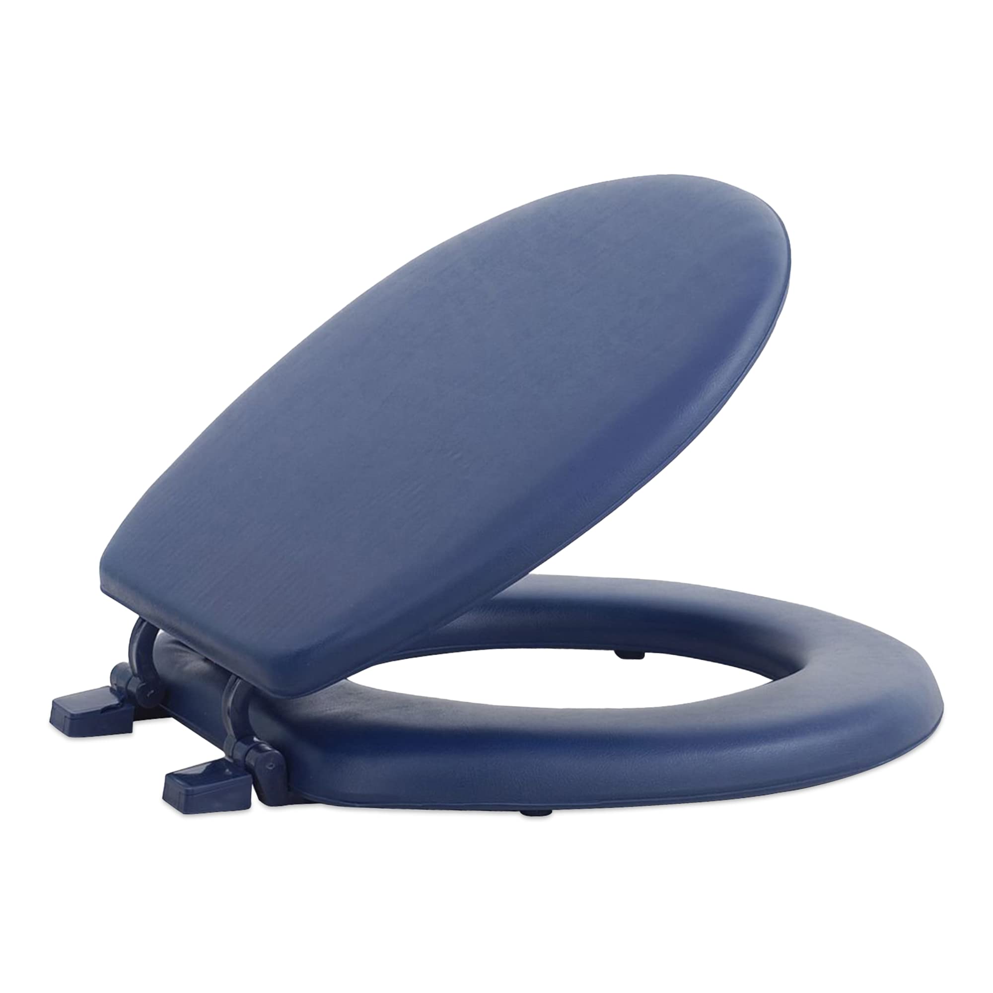 Fantasia 17 Inch Navy Soft Standard Vinyl Toilet Seat