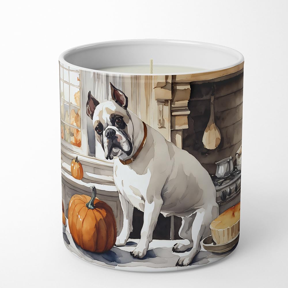 Boxer Fall Kitchen Pumpkins Decorative Soy Candle