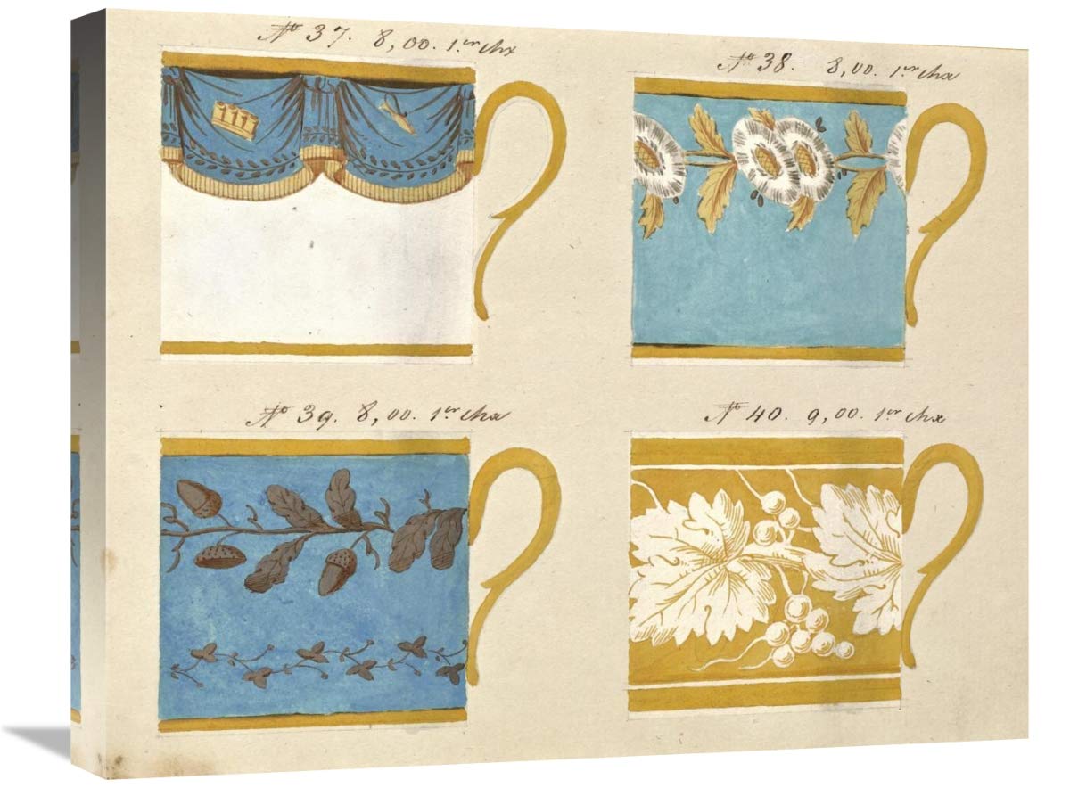 Quatre tasses du 1er choix, ca. 1800-1820-Canvas Art-24x20”