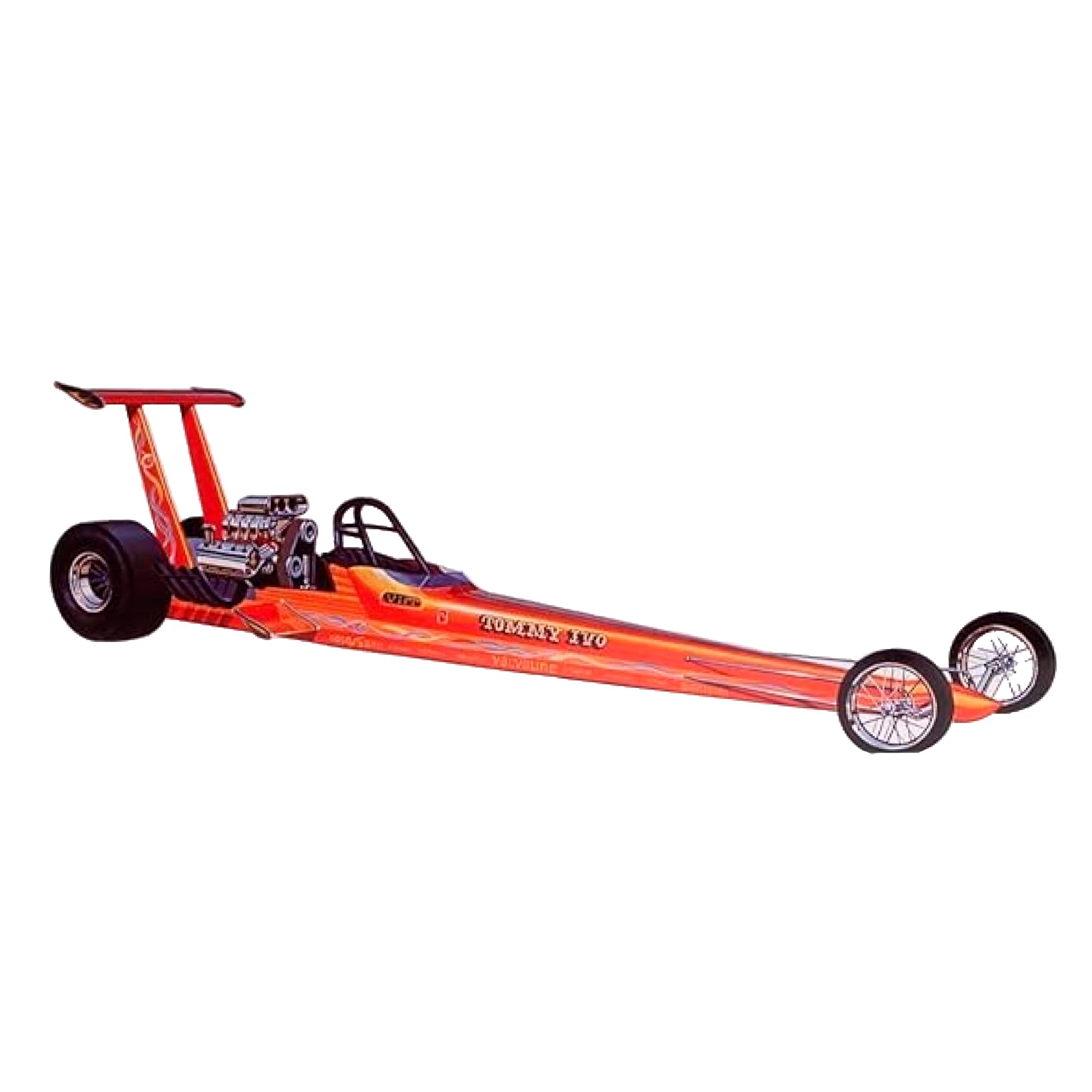 Skill 2 Model Kit Tommy Ivo Rear Engine Dragster 1/25 Scale Model by AMT