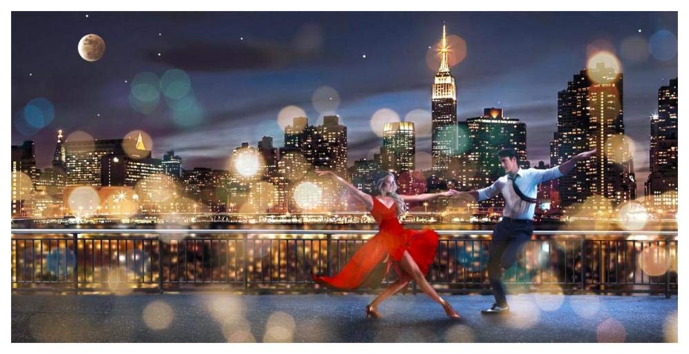 Dancin in the Moonlight-Paper Art-62x32”