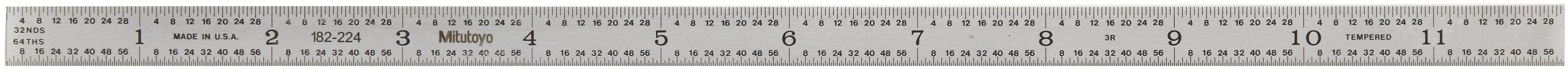 Steel Rule, 12 In, 3R, 1/2 In W, Flex