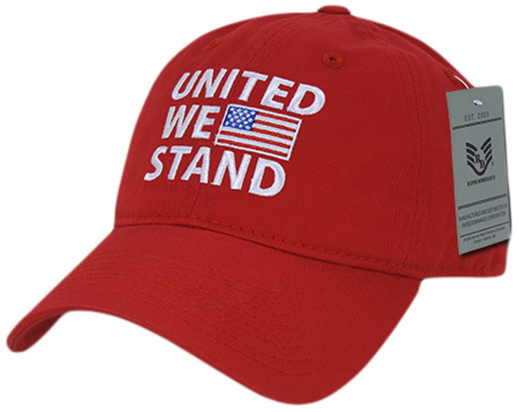 Relaxed Graphic Cap,United We Stand, RED