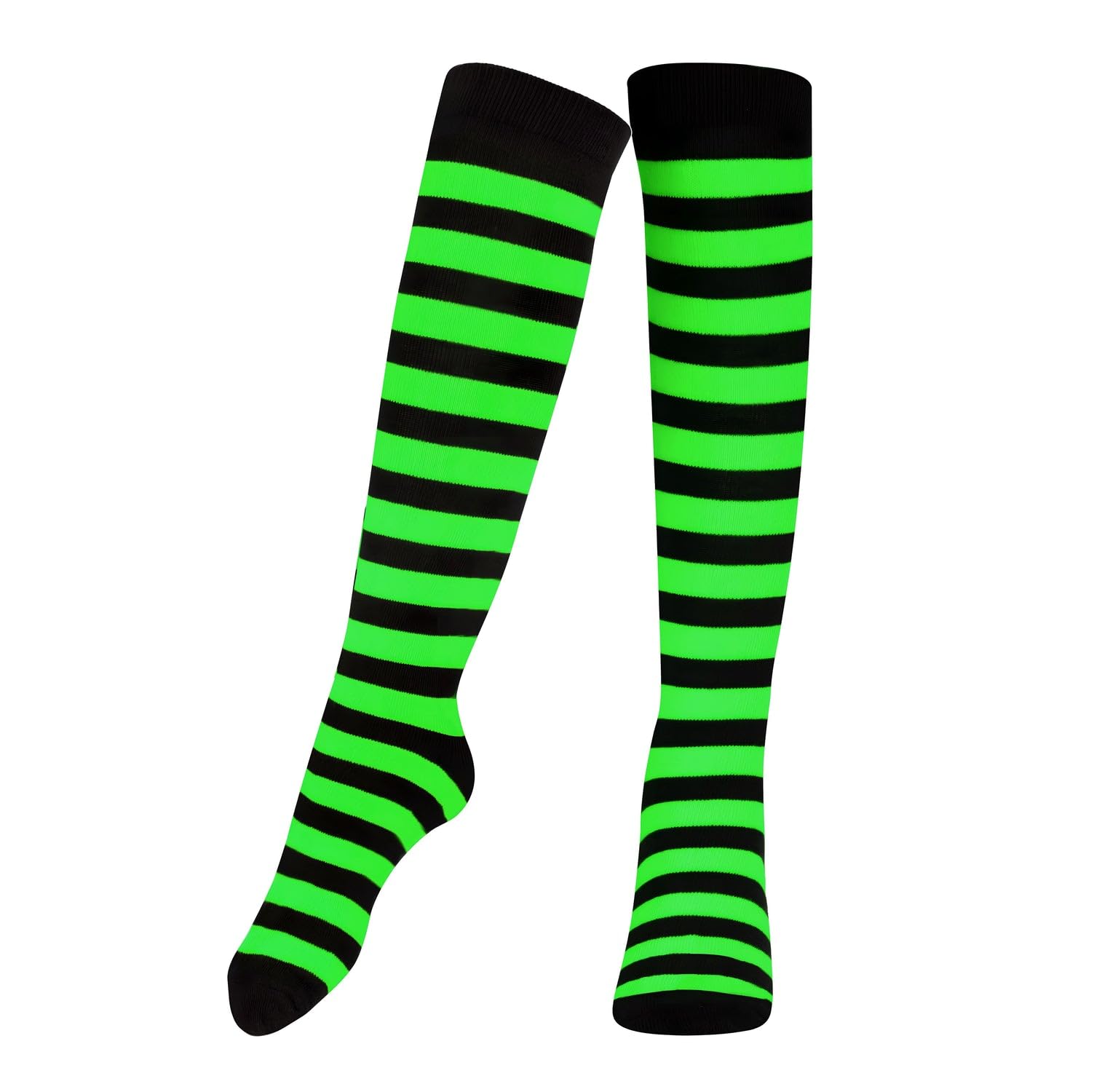 Black and Green Socks - Size 6