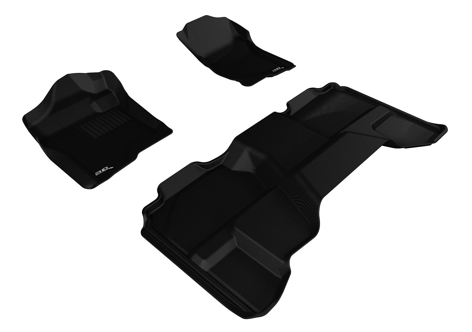 3D MAXpider CHEVROLET SILVERADO 1500 EXTENDED CAB 2007-2013 KAGU BLACK R1 R2