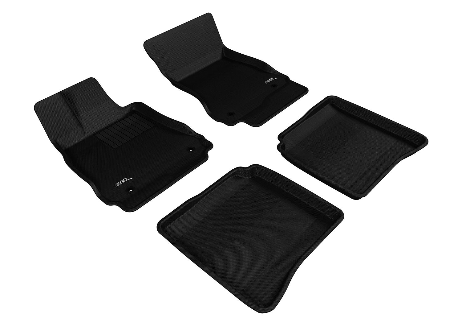 3D MAXpider MERCEDES-BENZ S-CLASS (W221) 2007-2013 KAGU BLACK R1 R2