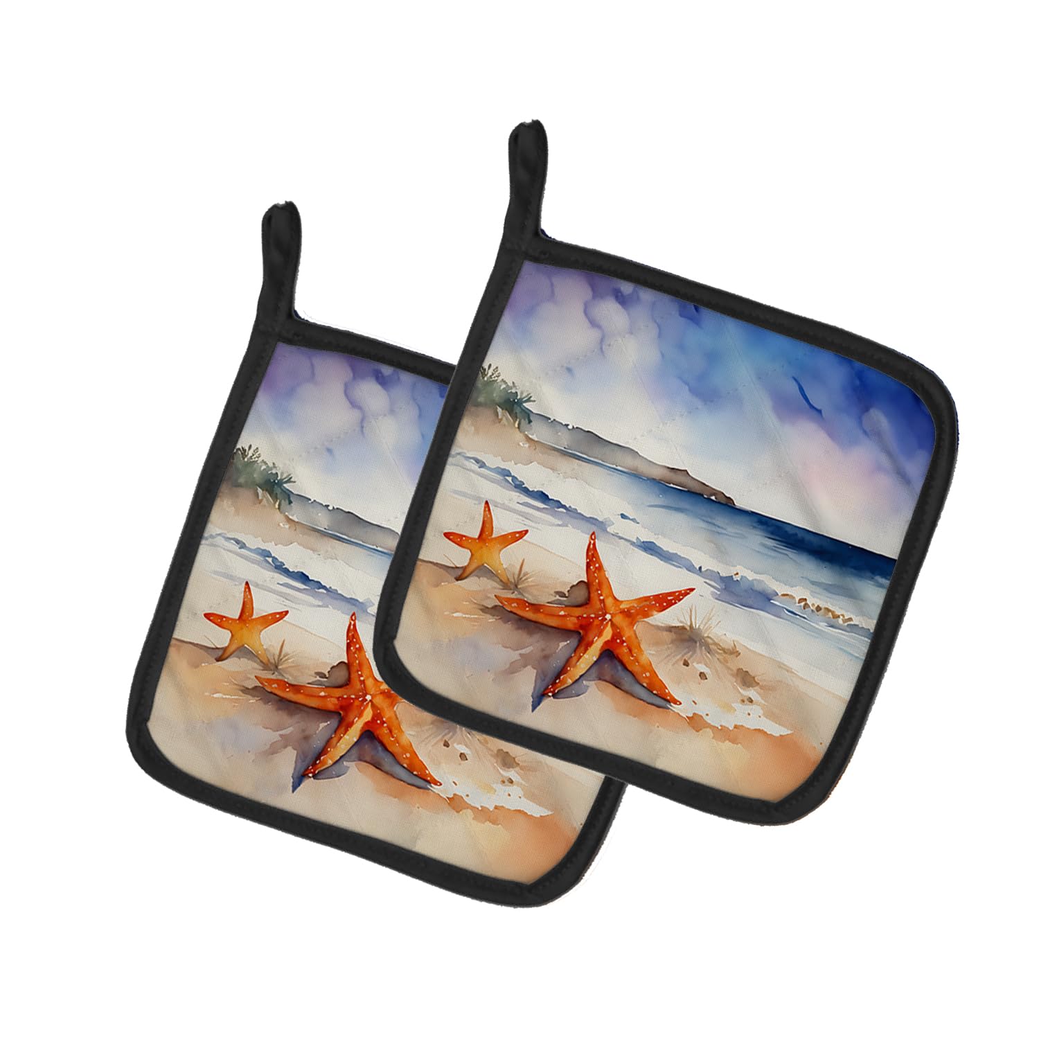 Starfish Pair of Pot Holders