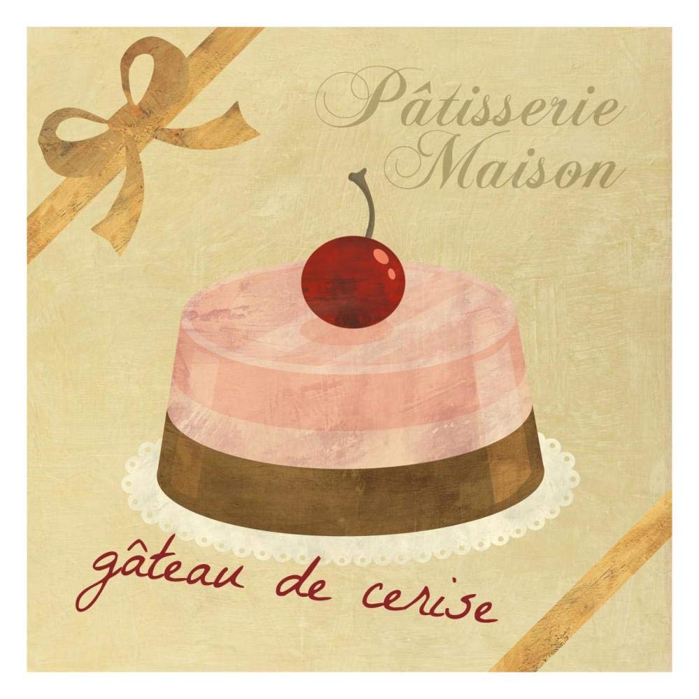 Gateau de cerise-Paper Art-26x26”