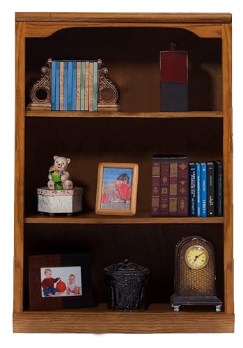 Oak 48 Open Bookcase in Medium