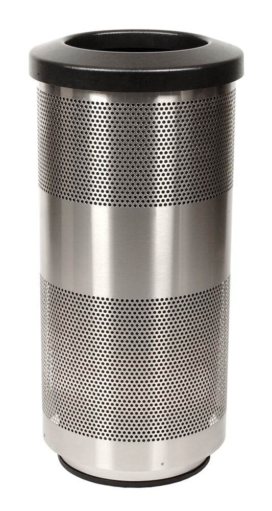 Perforated Receptacle Stainless Steel Set of 1