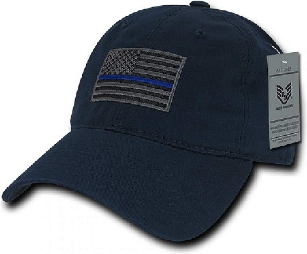Relaxed Graphic Cap,Thin Blue Line,Navy