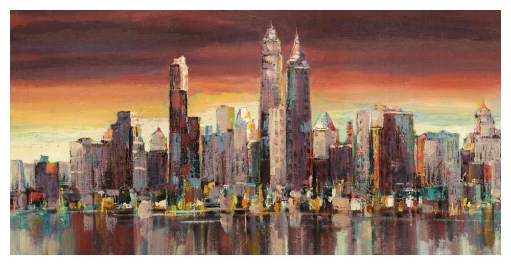Sera su New York-Paper Art-50x26”