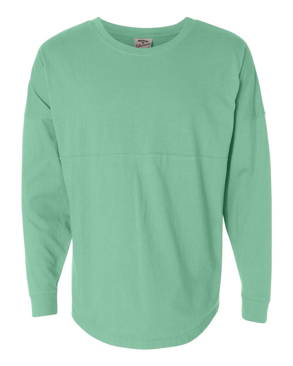 J. America Unisex Game Day Jersey Long Sleeve T-Shirt - Mint, L