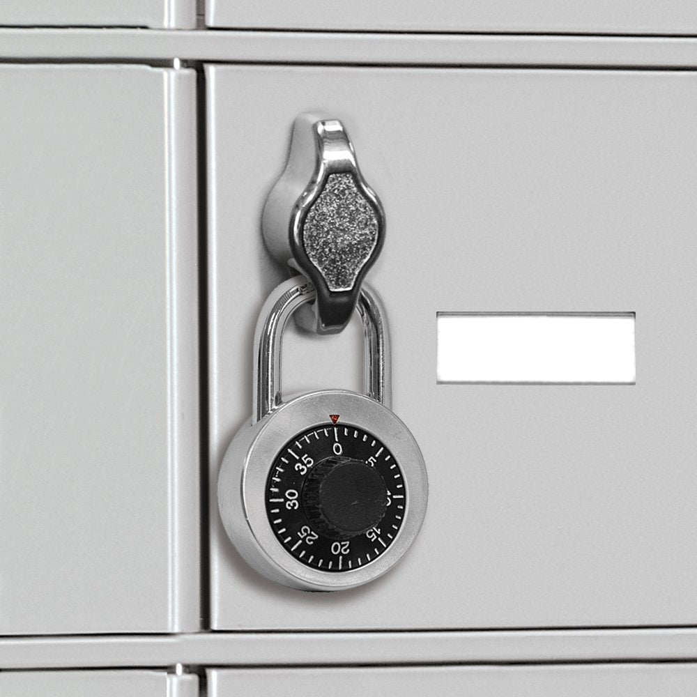 Combination Padlock - with Built-in Hasp - for Cell Phone Locker Door