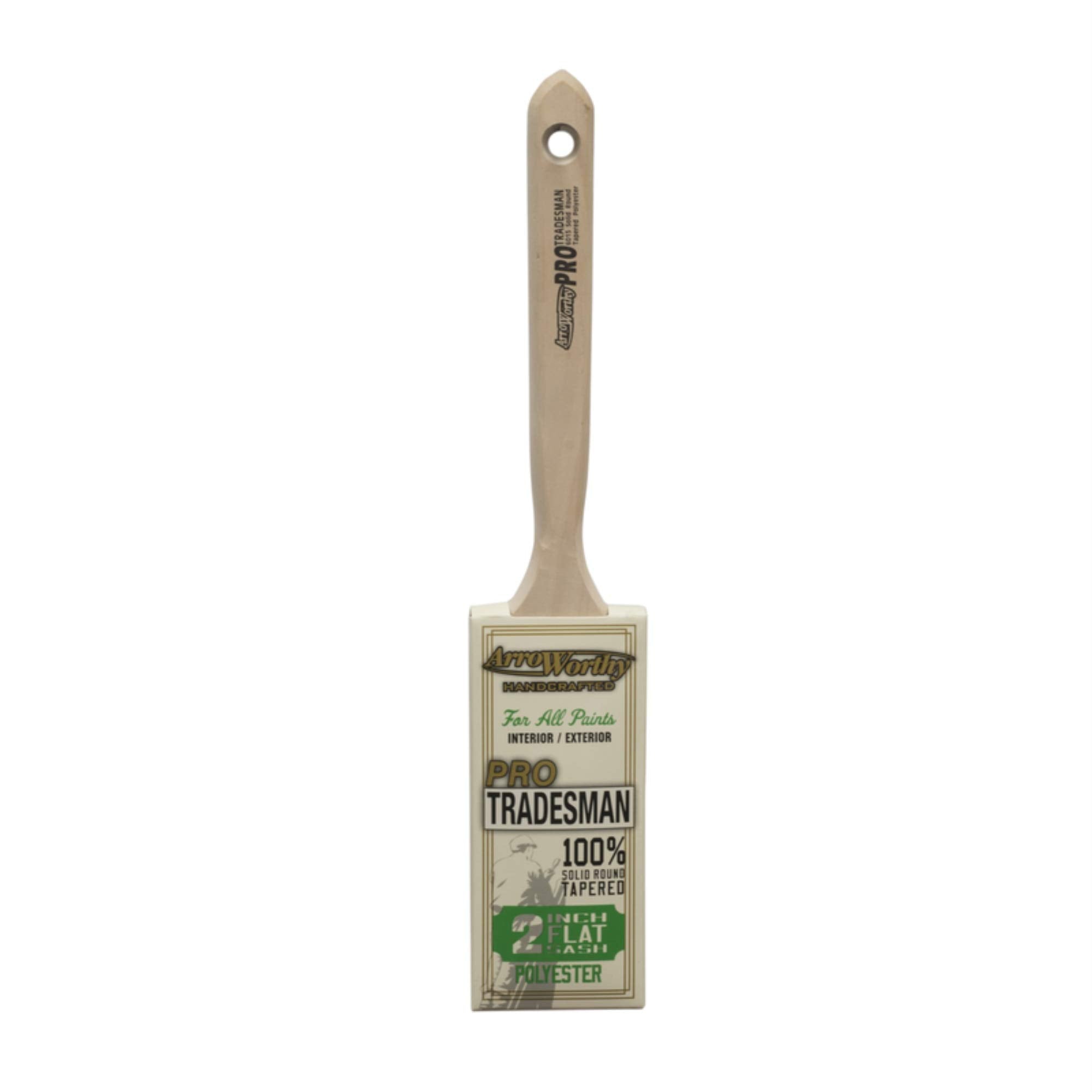 Arroworthy Pro-Tradesman 2 W Medium Soft Flat Paint Brush - Case Of: 1