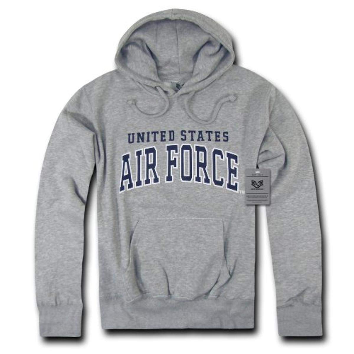 Pullover Hoodie,US Air Force, H.Grey, XL
