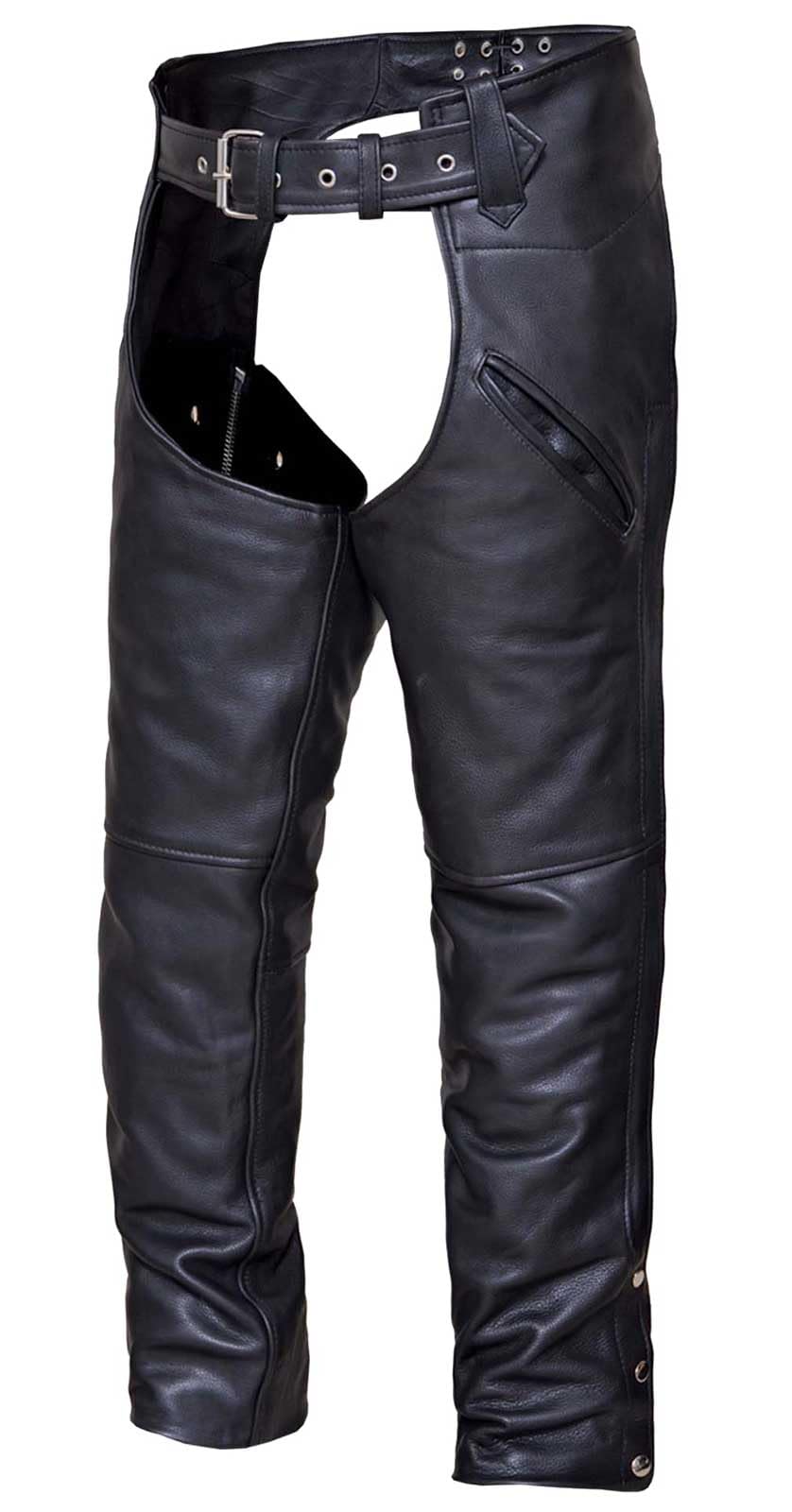COWHIDE UNISEX CHAP PREMIUM ,Black ,3XL