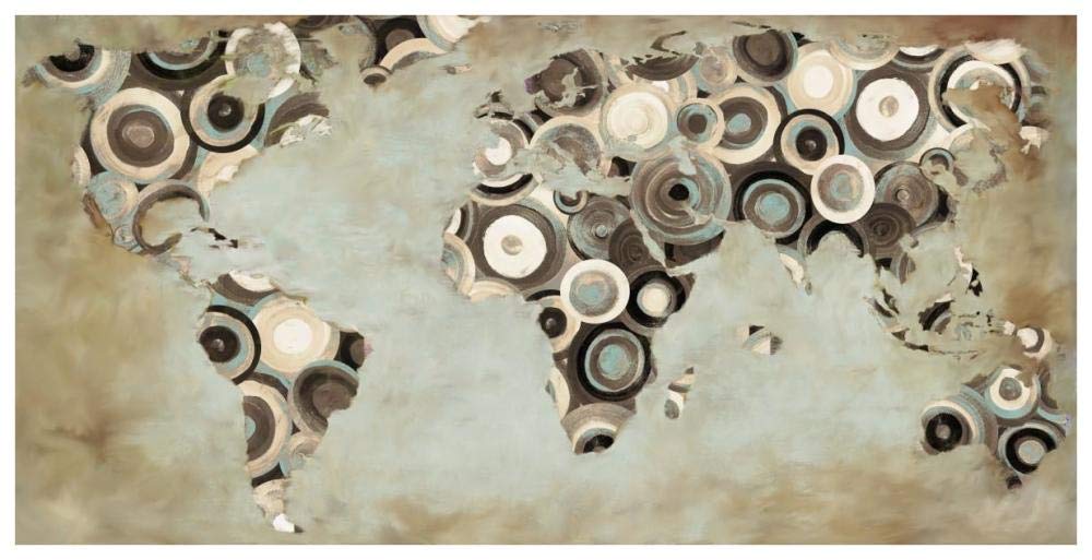 World in motion-Paper Art-74x38”
