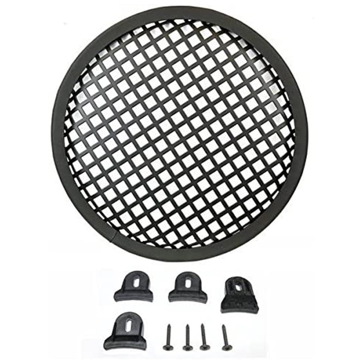8-in Diameter Steel Monster Mesh Grill for 8-in Woofers with hardware